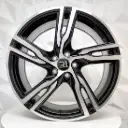RIN 19X8 5-108 R1 SPORT V014 BLACK MACHINE FACE ET45 CB63.4