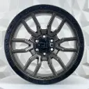 RIN 17X9 6-114.3 R1 SPORT A045 MATE BRONZE + BLACK LIP ET0 CB66.1 