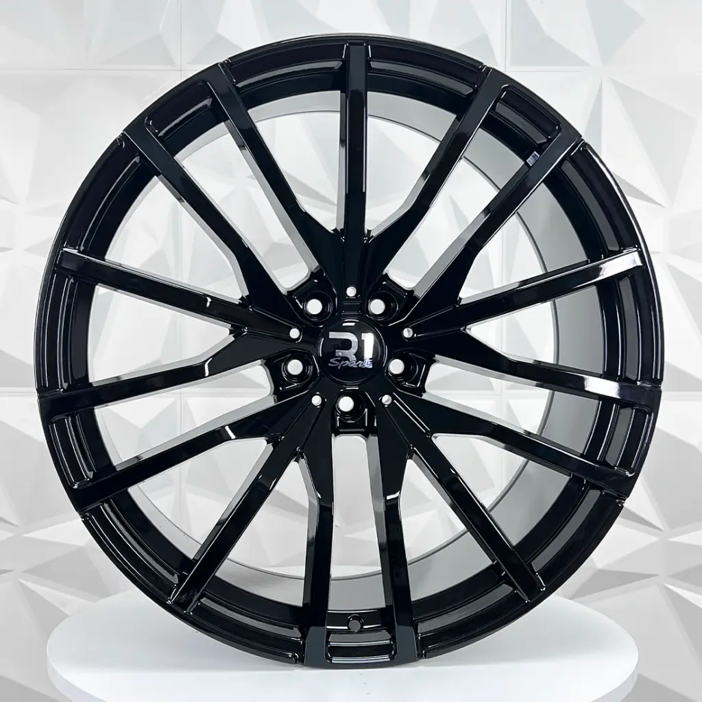 RIN 22X10 5-112 R1 SPORT B373F GLOSS BLACK ET35 CB66.6