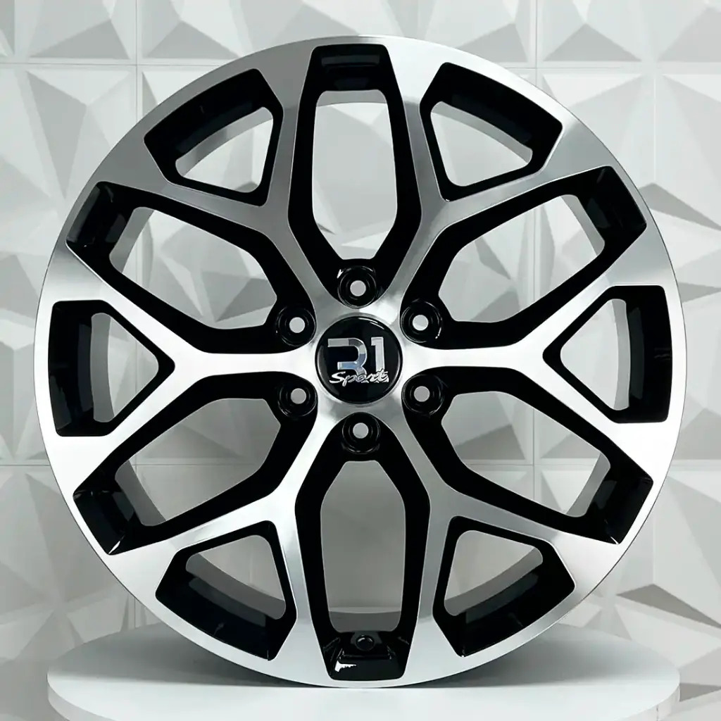 RIN 20X9 6-139.7 R1 SPORT 208 GC BLACK MACHINE FACE ET31 CB78.1