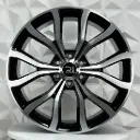 RIN 22X9.5 6-135 R1 SPORT FH025 BLACK MACHINE FACE ET40 CB87.1