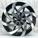 RIN 15X10 6-139.7 R1 SPORT 10717 BLACK MACHINE FAC ET-44 CB106.1