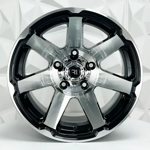 [154836] RIN 15X10 5-139.7 R1 SPORT QC1856 BLACK MACHINE FACE MACHINE LIP ET-44 CB110