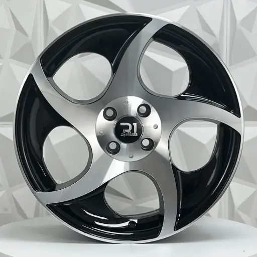 [172199] RIN 17X8 5-100 R1 SPORT L1525 BLACK MACHINE FACE ET35 CB73.1
